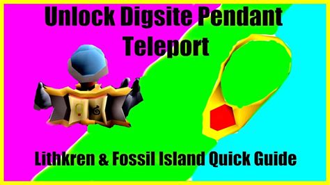 how to unlock digsite teleport.